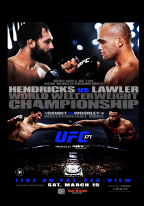 ufc 171 Hendricks vs Lawler